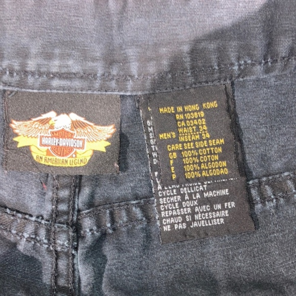 Harley-Davidson Men’s Black 100% Cotton Chinos Pants